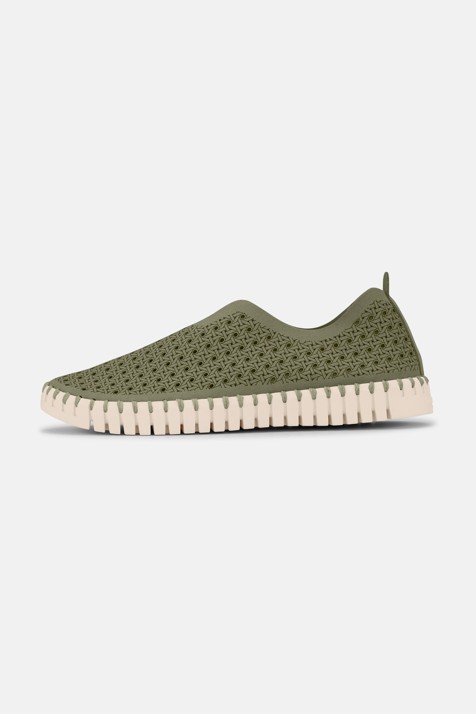 Tulip Sko - Army Pearled Ivory